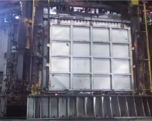 35 foot Rotary Furnace discharge door